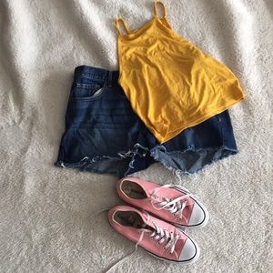 Baby pink all star converse